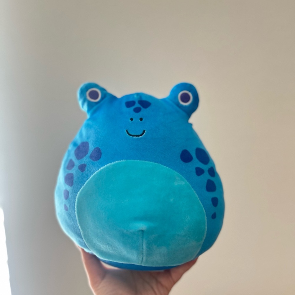 Squishmallows Blue and Teal Frog Plush